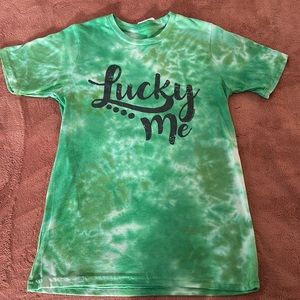 Tie dye green St Patty’s day tee shirt. Women’s small never worn